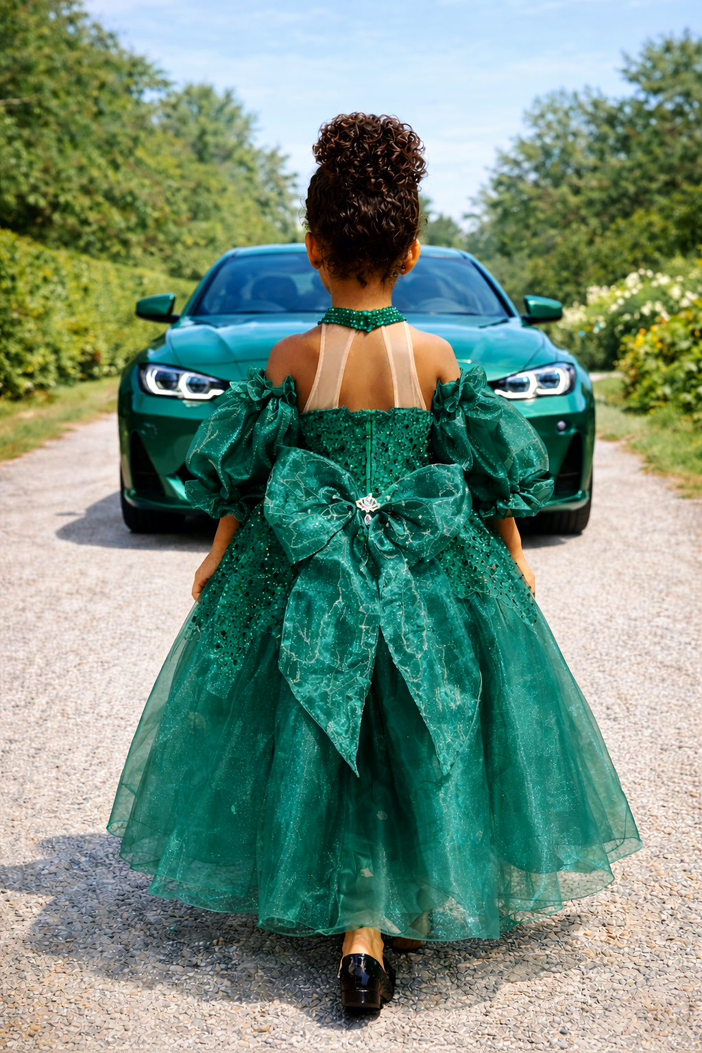 Emerald dream šaty
